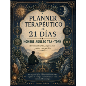 Planner Terapéutico de 21 días Hombre Adulto TEA + TDAH